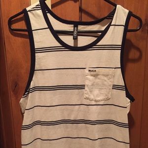 Gently used RVCA tank size small